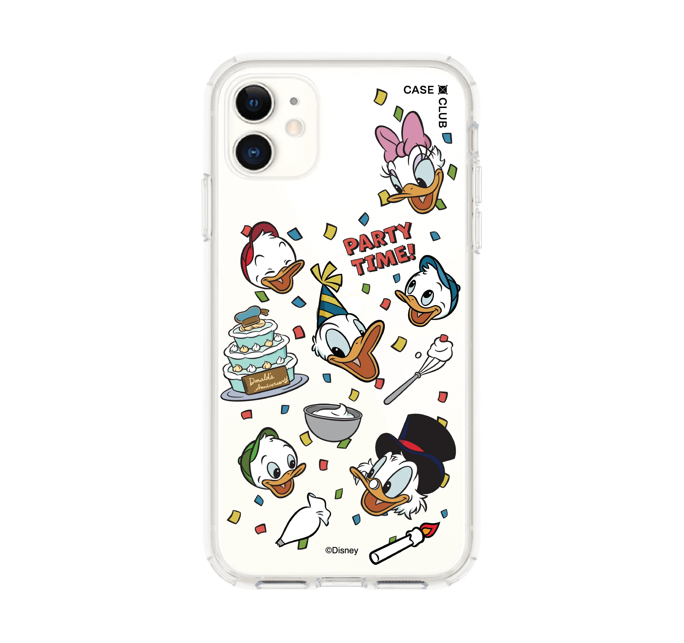 เคสใส iphone 11 donald duck ปาร์ตี้สุขสันต์